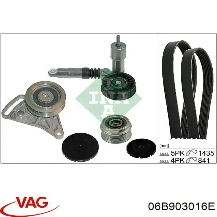 Do koszyka 06B903016E VAG Alternator