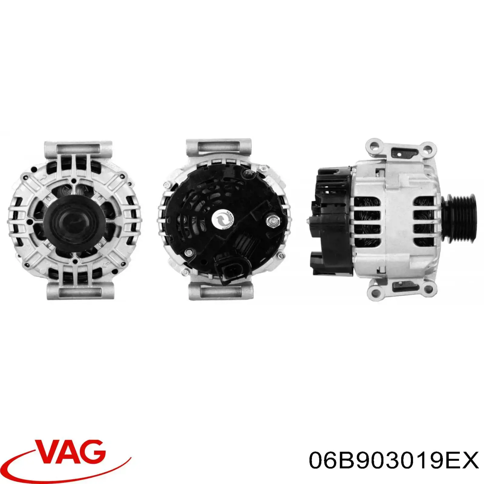 Alternator 06B903019EX VAG