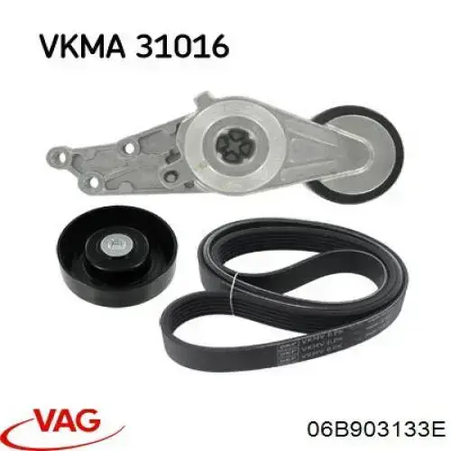 Napinacz paska napędowego 06B903133E VAG