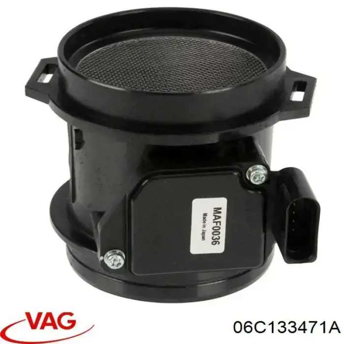 Czujnik przepływu powietrza, przepływomierz powietrza M.A.F. VAG 06C133471A cena, od 105,98 USD