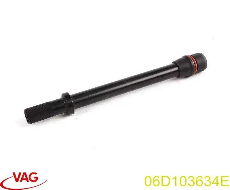 Prowadnica bagneta-wskaźnika poziomu oleju w silniku VAG 06D103634E cena, od 16,66 USD