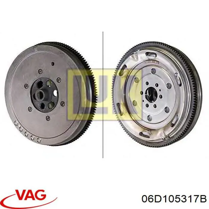 06D105317B VAG Koło zamachowe silnika
