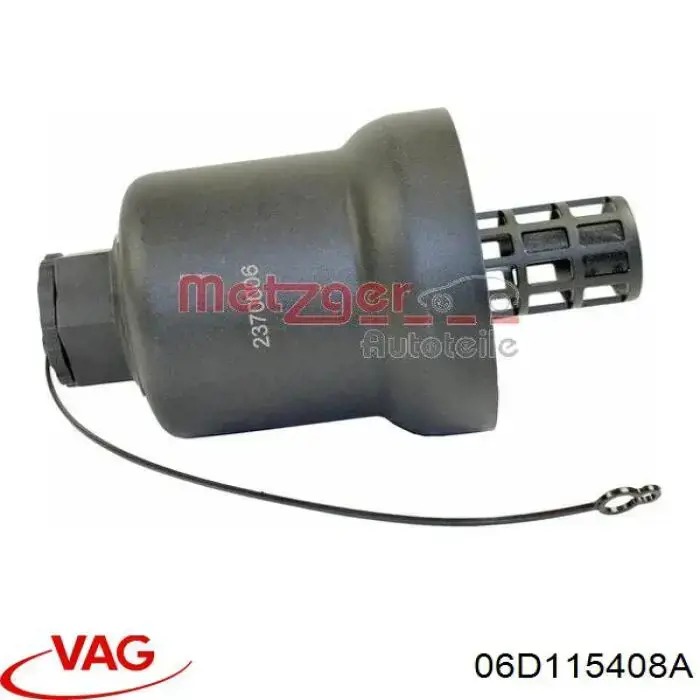 Do koszyka 06D115408A VAG Pokrywa filtra oleju