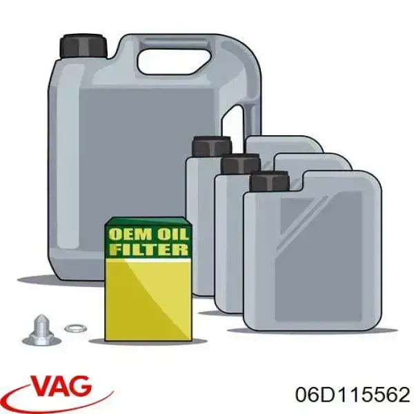 Filtr oleju 06D115562 VAG