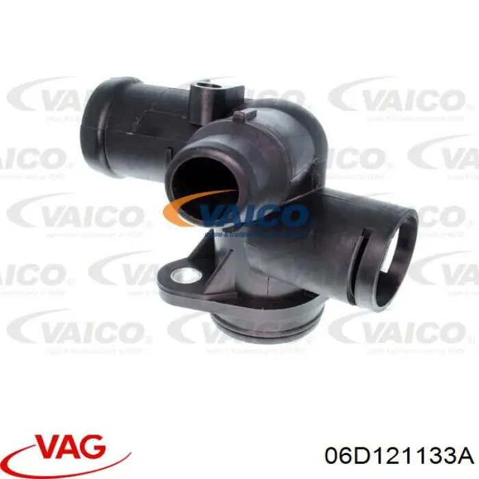 Kołnierz układu chłodzenia (trójnik) VAG 06D121133A cena, od 10,68 USD