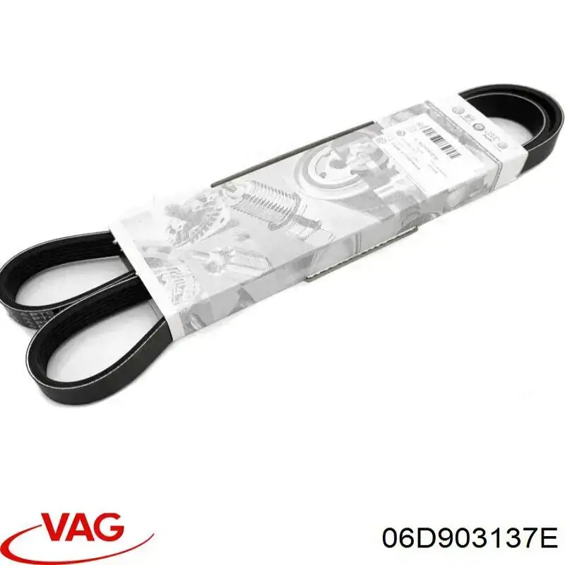06D903137E VAG Pas napędowy mechanizmów