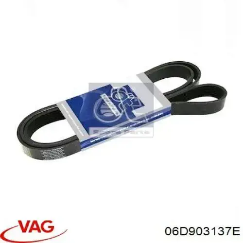 Pas napędowy mechanizmów VAG 06D903137E cena, od 62,31 USD