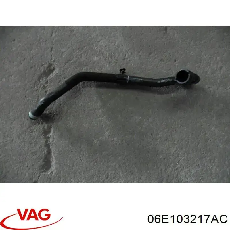 Króciec wentylacji kadłuba (separatora oleju) VAG 06E103217AC cena, od 52,59 USD