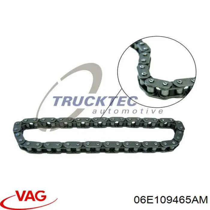 Łańcuch rozrządu górny VAG 06E109465AM cena, od 127,96 USD