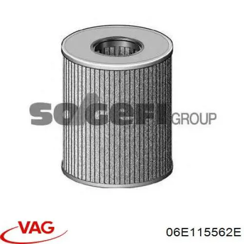 Filtr oleju VAG 06E115562E cena, od 9,63 USD