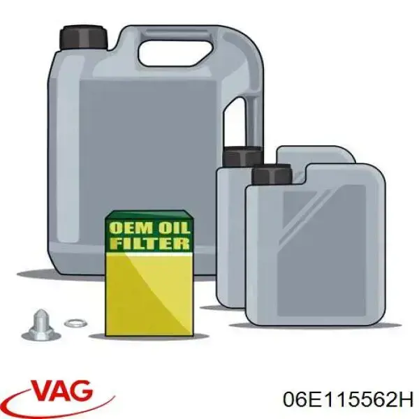 Filtr oleju VAG 06E115562H cena, od 10,03 USD