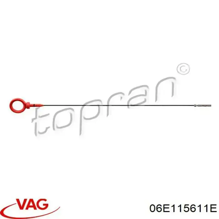 Do koszyka 39902 Metalcaucho Bagnet poziomu oleju w silniku