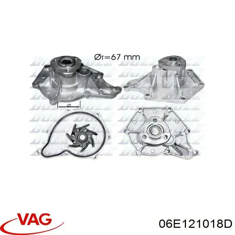 Pompa chłodząca wodna 06E121018D VAG