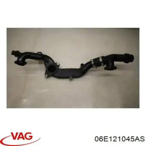 Do koszyka 06E121045AS VAG Przewód (króciec) układu chłodzenia