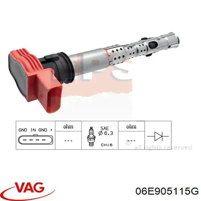 Cewka zapłonowa VAG 06E905115G