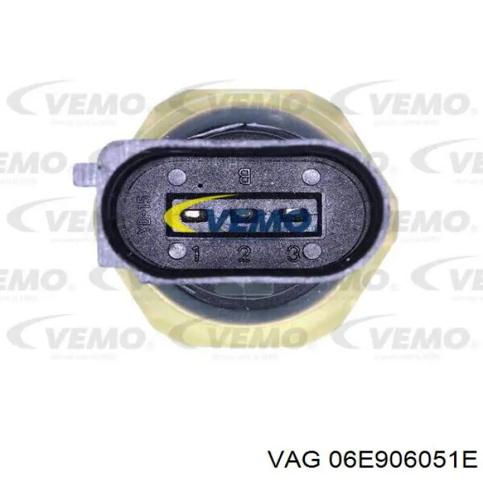 Czujnik ciśnienia paliwa 06E906051E VAG