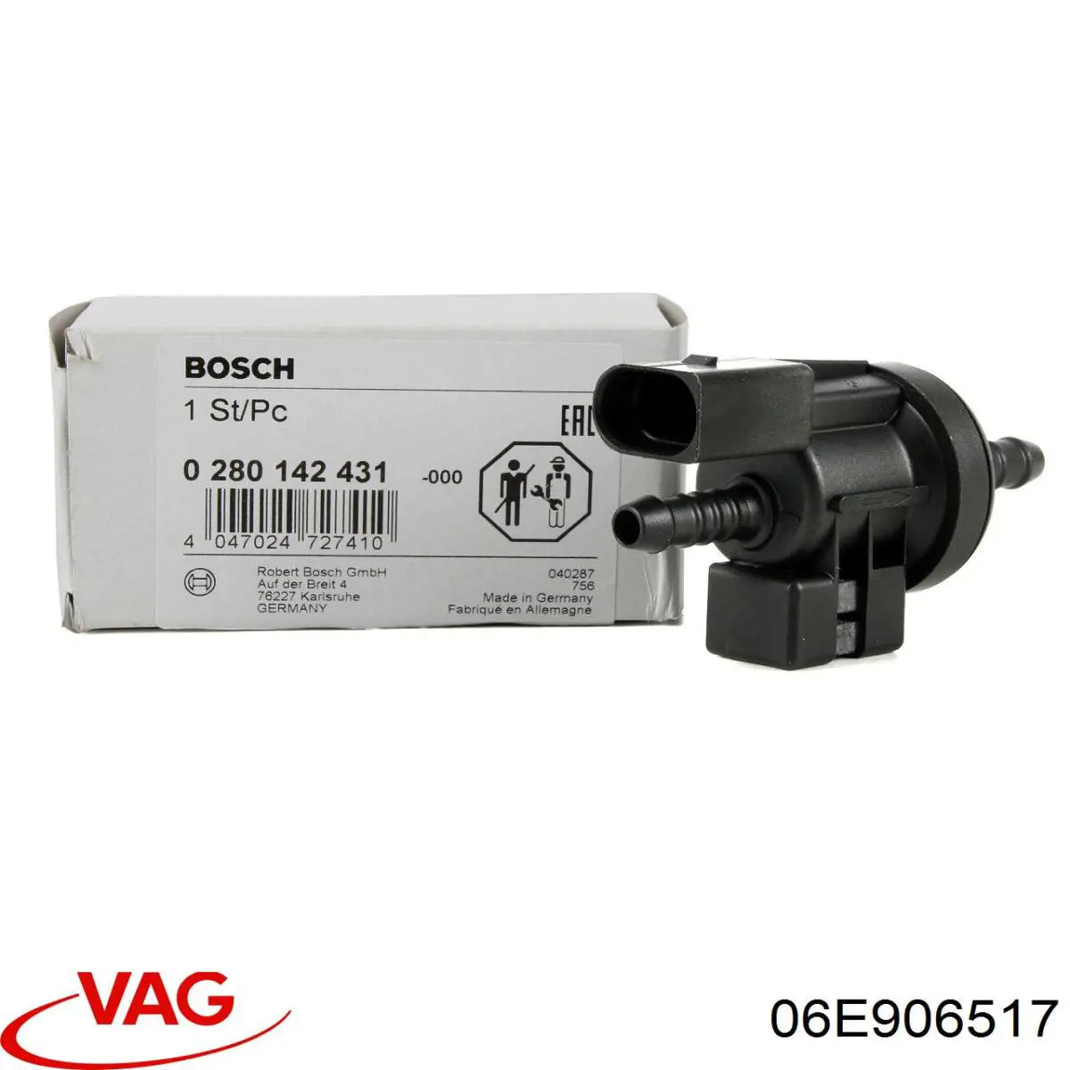 Zawór odpowietrzający zbiornika paliwa 06E906517 VAG