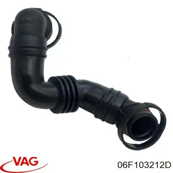 Króciec wentylacji kadłuba (separatora oleju) VAG 06F103212D cena, od 17,26 USD