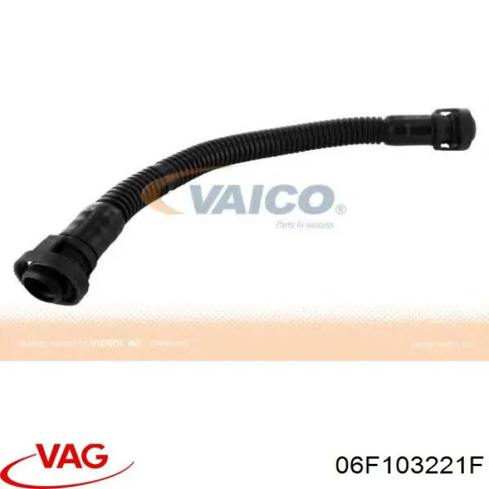 Króciec wentylacji kadłuba (separatora oleju) VAG 06F103221F cena, od 16,79 USD
