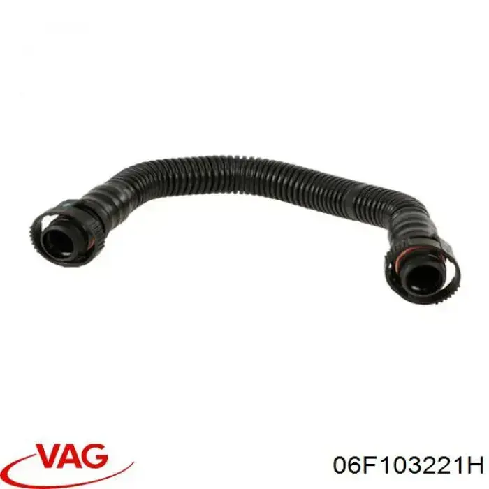 Króciec wentylacji kadłuba (separatora oleju) VAG 06F103221H cena, od 14,75 USD