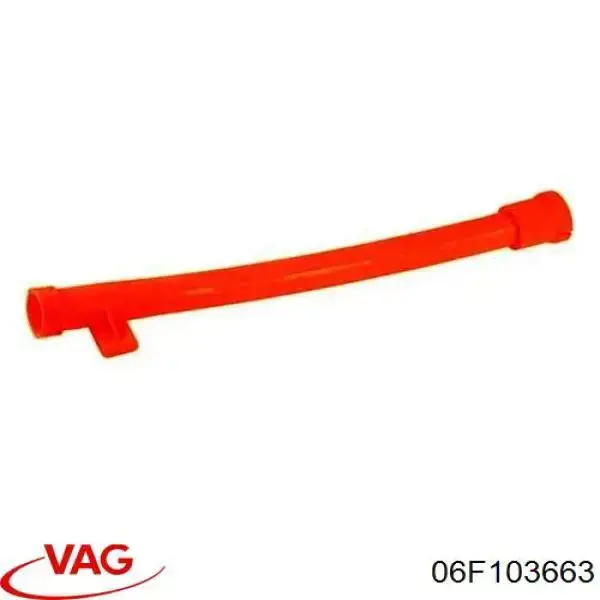 Prowadnica bagneta-wskaźnika poziomu oleju w silniku VAG 06F103663 cena, od 10,17 USD