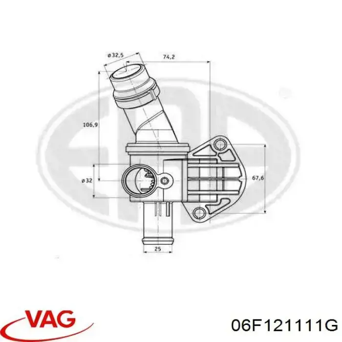 06F121111G VAG Termostat