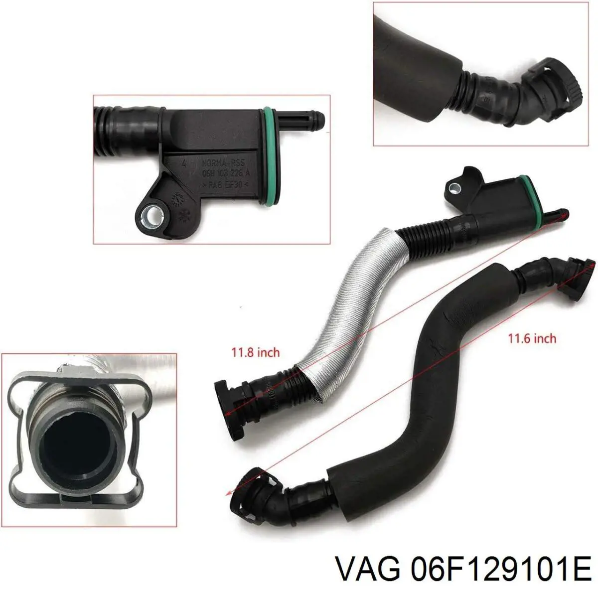 Do koszyka 06F129101E VAG Zawór PCV odpowietrzający silnik