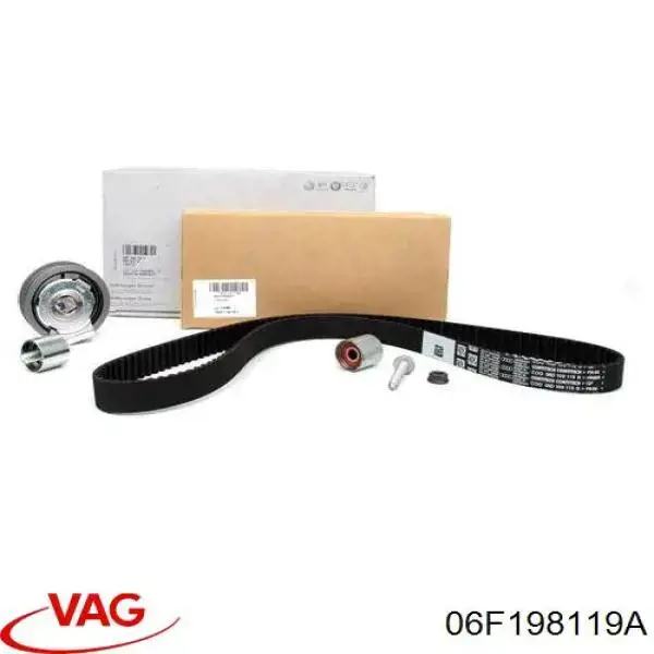 Pasek rozrządu, zestaw VAG 06F198119A cena, od 159,63 USD