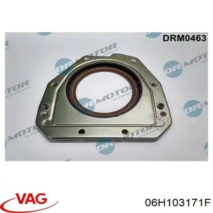 Uszczelniacz wału korbowego silnika tylny 06H103171F VAG