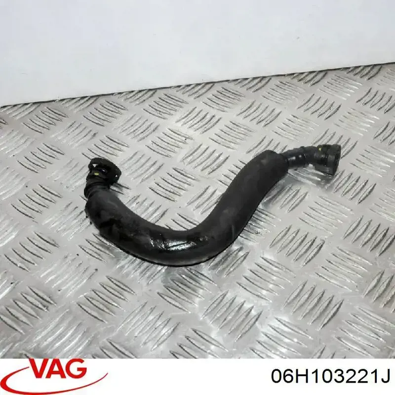 Króciec wentylacji kadłuba (separatora oleju) VAG 06H103221J cena, od 29,67 USD