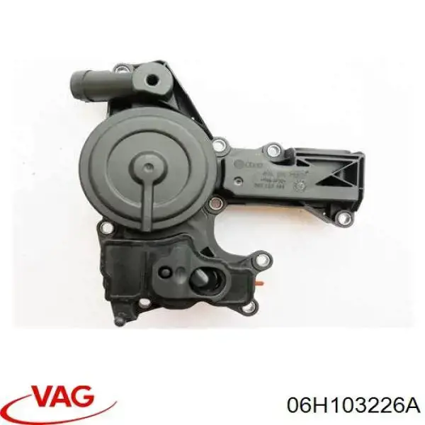 Króciec wentylacji kadłuba (separatora oleju) VAG 06H103226A cena, od 26,59 USD
