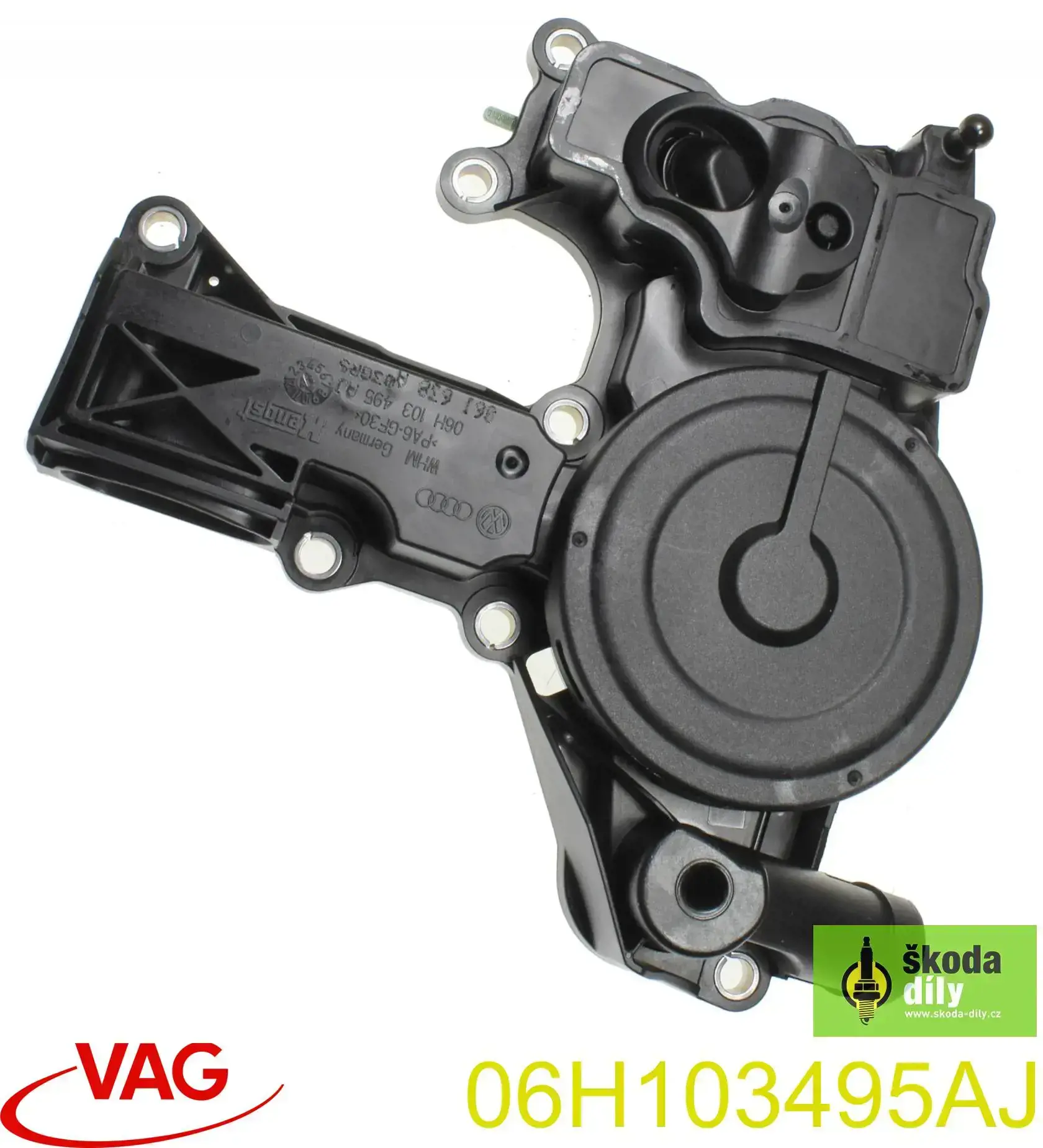 06H103495AJ VAG Separator oleju układu wentylacji kadłuda (bloku silnika)