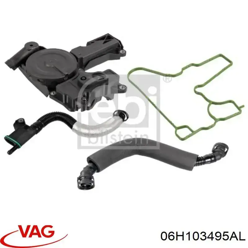 Separator oleju układu wentylacji kadłuda (bloku silnika) 06H103495AL VAG