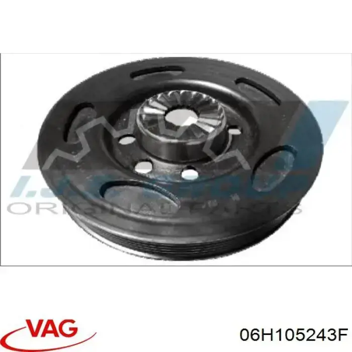 Koło pasowe wału korbowego 06H105243F VAG