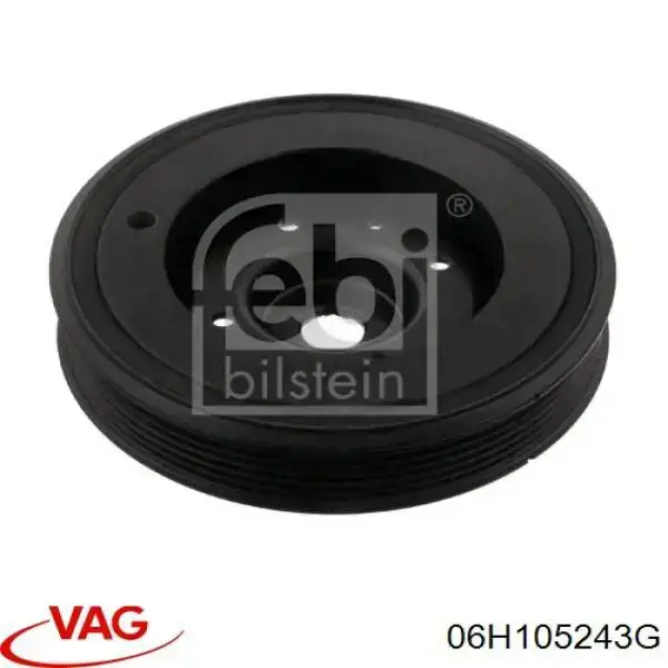 06H105243G VAG Koło pasowe wału korbowego