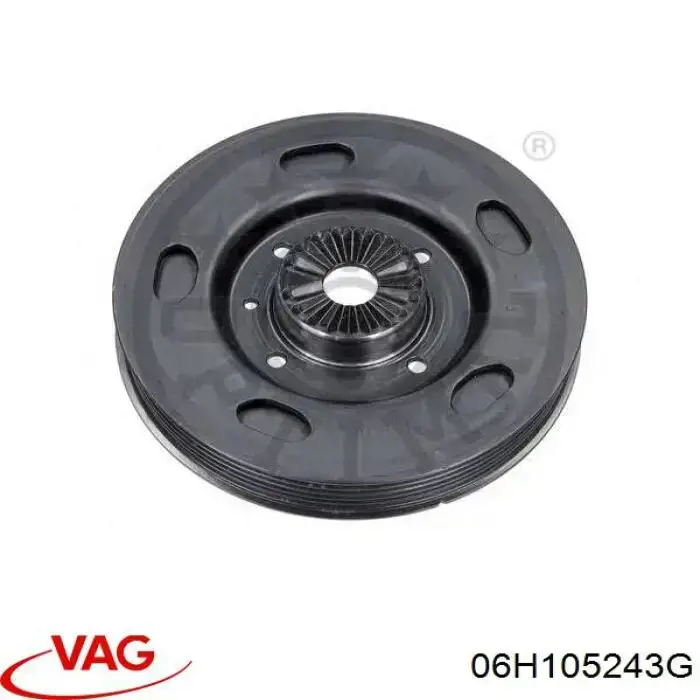 Koło pasowe wału korbowego VAG 06H105243G cena, od 53,45 USD