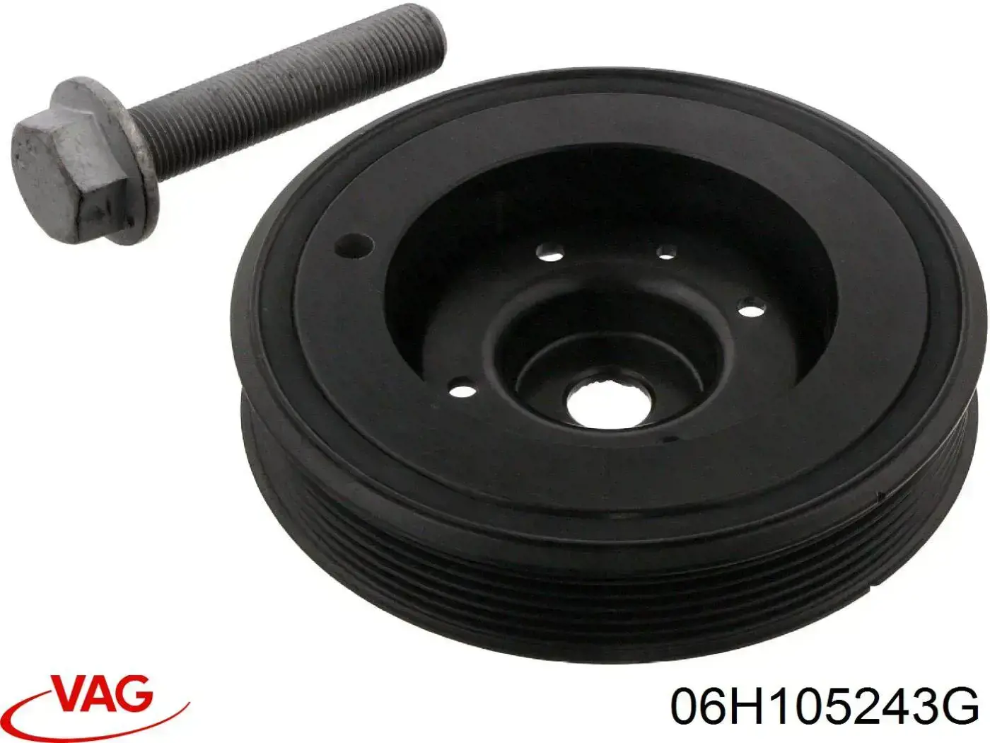 Do koszyka 06H105243G VAG Koło pasowe wału korbowego