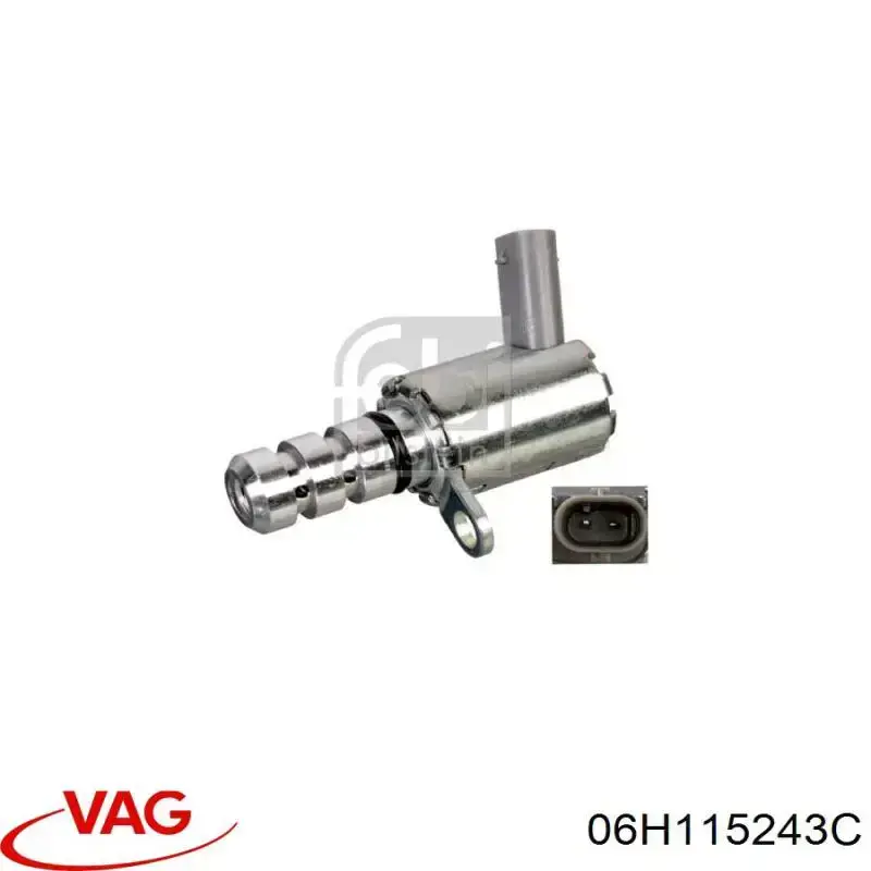 Zawór elektromagnetyczny faz rozrządu VAG 06H115243C cena, od 36,30 USD