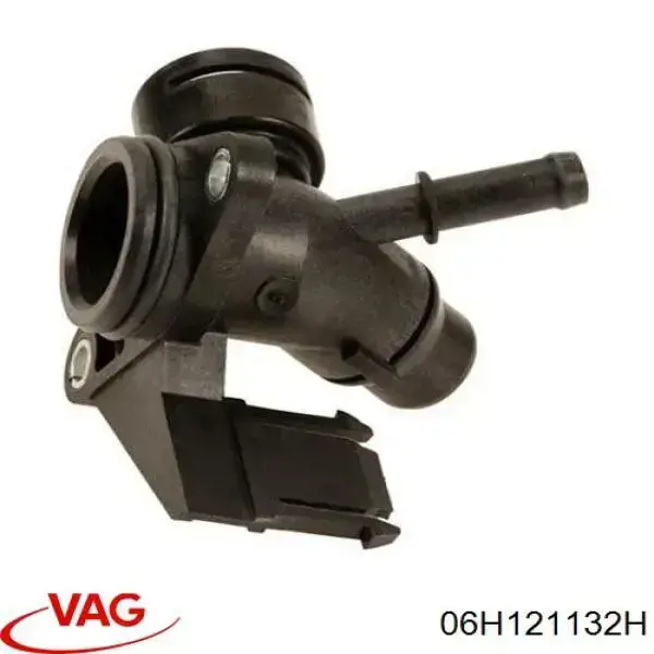 Kołnierz układu chłodzenia (trójnik) 06H121132H VAG