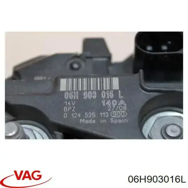 Alternator 06H903016L VAG