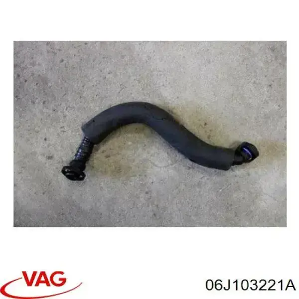 Króciec wentylacji kadłuba (separatora oleju) VAG 06J103221A cena, od 22,68 USD