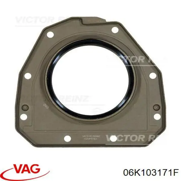 06K103171F VAG Uszczelniacz wału korbowego silnika tylny