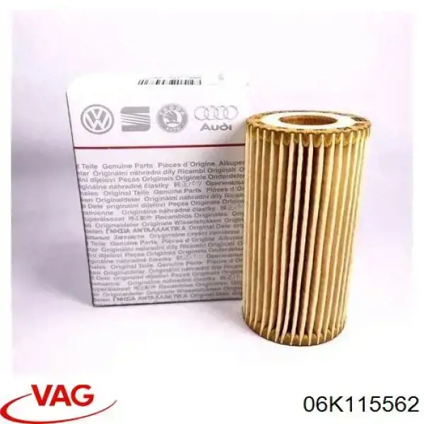 Do koszyka 06K115562 VAG Filtr oleju