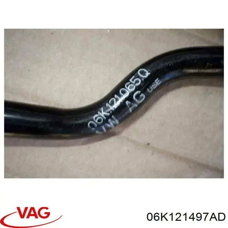 Przewód (króciec) układu chłodzenia VAG 06K121497AD