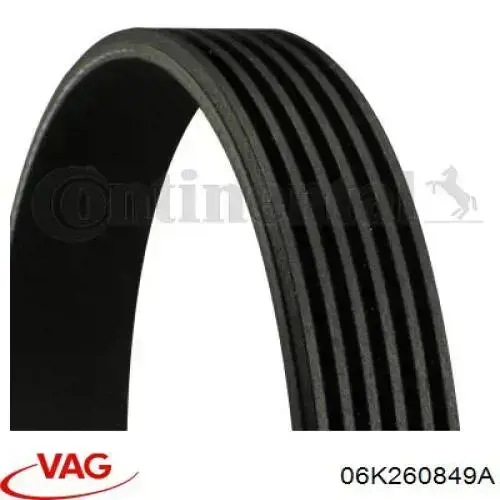 06K260849A VAG Pas napędowy mechanizmów