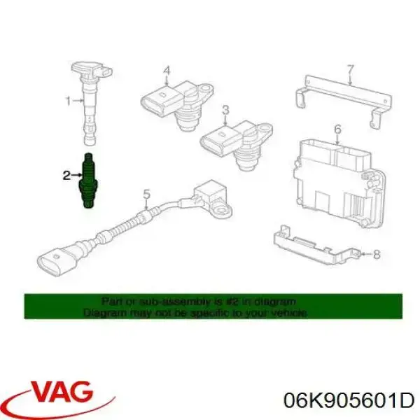 Świeca zapłonowa 06K905601D VAG