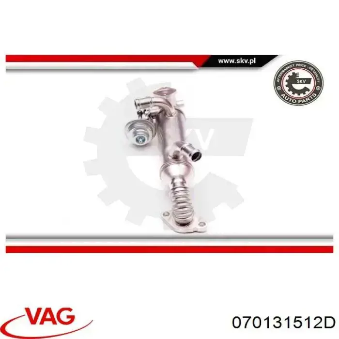 Chłodnica układu recyrkulacji spalin EGR VAG 070131512D cena, od 170,93 USD