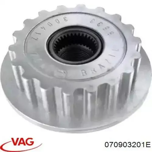 Koło pasowe alternatora VAG 070903201E cena, od 48,02 USD
