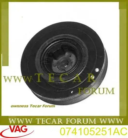 Koło pasowe wału korbowego VAG 074105251AC cena, od 115,04 USD