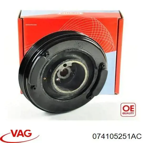Koło pasowe wału korbowego VAG 074105251AC cena, od 122,37 USD